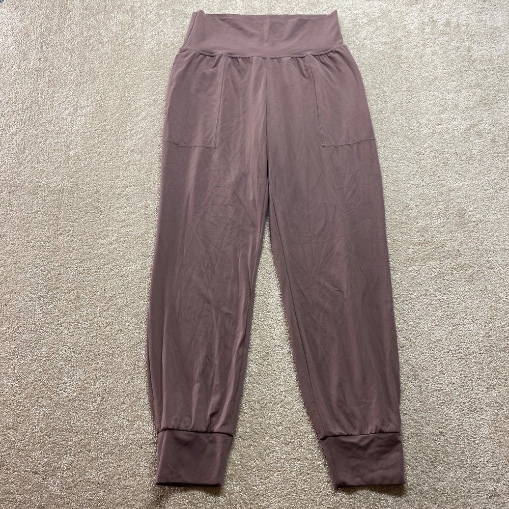 Athleta Women's Activewear Pants Small‎ Mauve Jogger Nylon Lycra